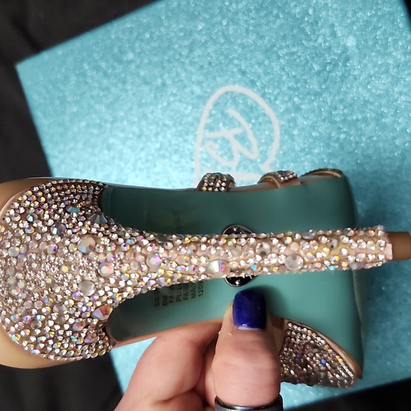Betsy Johnson Rhinestone Spike Heel - Picture 6 of 7